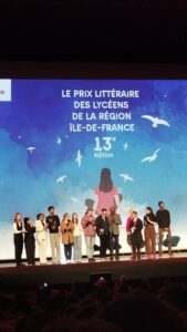 Remise du Prix littéraire d’Île de France. Les 2ndes 3 faisant partie du jury